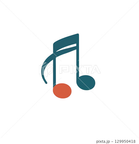 flat in black and white mobile application music notes flat in black and white mobile application music notes 129950418