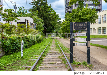 小樽手宮線跡の風景3 129950521