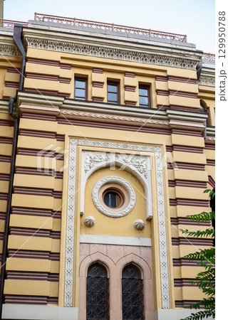 Georgian National Opera and Ballet Theater of Tbilisi Neo-Moorish style buildin on Rustaveli Avenue in Tbilisi, Georgia Georgian National Opera and Ballet Theater of Tbilisi Neo-Moorish style buildin on Rustaveli Avenue in Tbilisi, Georgia 129950788