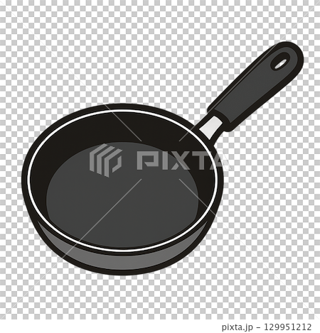 煎鍋插圖（炊具，剪貼畫） 129951212