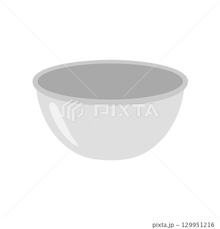ボウルのイラスト（調理器具・切り抜き） 129951216