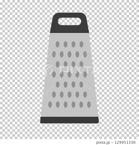 Grater illustration (cooking utensil, cutout) 129951330