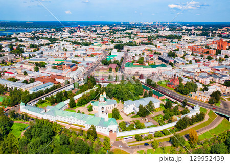 Yaroslavl Kremlin Museum Reserve aerial view Yaroslavl Kremlin Museum Reserve aerial view 129952439