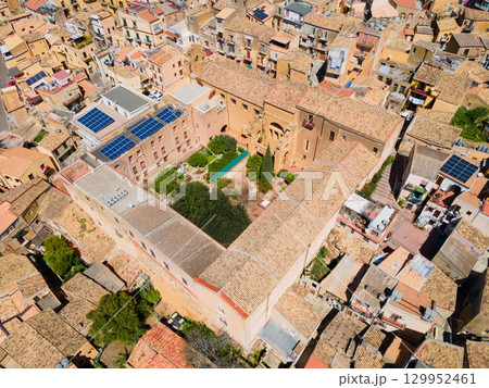 Saint Spirit Church and Monastery aerial view, Agrigento Saint Spirit Church and Monastery aerial view, Agrigento 129952461