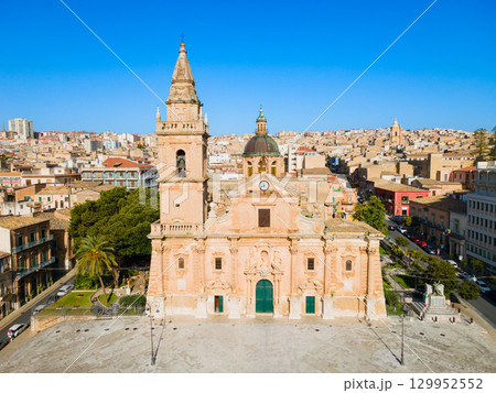 Cattedrale di San Giovanni Battista aerial view Cattedrale di San Giovanni Battista aerial view 129952552