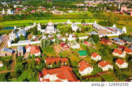 Intercession Pokrovsky Monastery aerial view, Suzdal 129952595