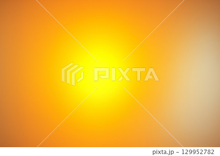 Bright golden yellow gradient with radiant...のイラスト素材 [129952782] - PIXTA
