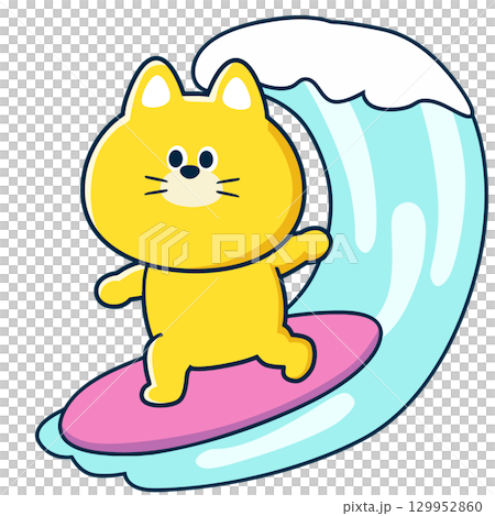 Cartoon Surfer 02 Cartoon Surfer 02 129952860