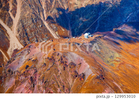 Mountains in Mount Elbrus region, Russia 129953010