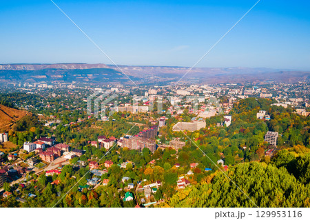 Kislovodsk city aerial panoramic view, Russia Kislovodsk city aerial panoramic view, Russia 129953116