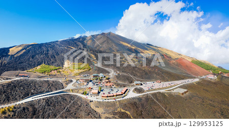 Mount Etna or Etna Volcano near Catania city, Sicily 129953125