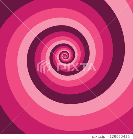 Artistic spiral shape. Vector drawing Artistic spiral shape. Vector drawing 129953436