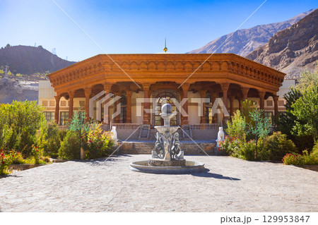 Botanical garden in Khorog city in Tajikistan 129953847