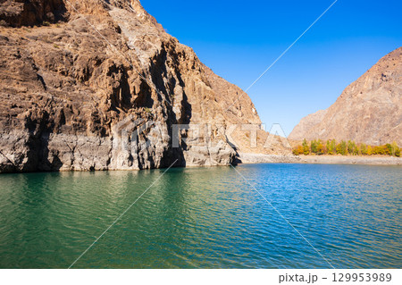 Seven Lakes in Fann mountains in Tajikistan Seven Lakes in Fann mountains in Tajikistan 129953989