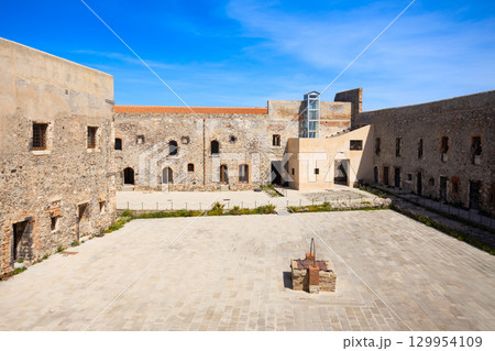 The Castello di Milazzo or Milazzo Castle in Sicily 129954109