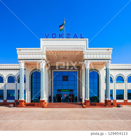 Bukhara passenger railway station in Uzbekistan 129954113