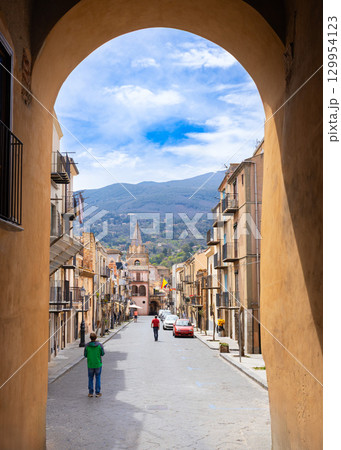 St. Anna Arch near the Castelbuono Castle 129954123