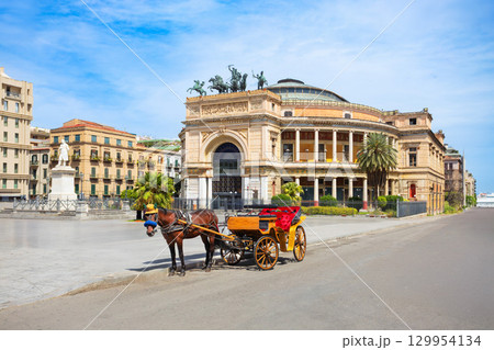 Teatro Politeama Garibaldi theater in Palermo, Sicily 129954134