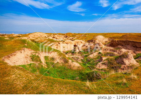 Afrasiyab or Afrosiyob archaeological site in Samarkand Afrasiyab or Afrosiyob archaeological site in Samarkand 129954141