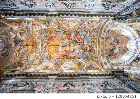 Chiesa Santa Caterina Church interior in Palermo Chiesa Santa Caterina Church interior in Palermo 129954151
