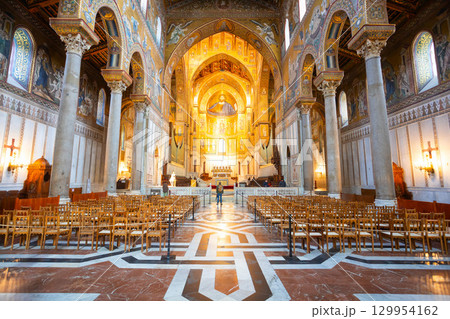 Monreale Cathedral or Duomo di Monreale in Palermo Monreale Cathedral or Duomo di Monreale in Palermo 129954162