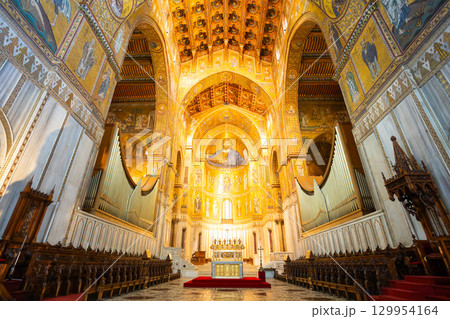 Monreale Cathedral or Duomo di Monreale in Palermo 129954164