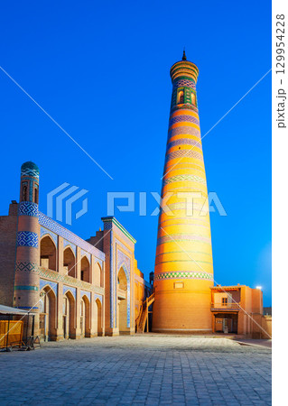 Islam Khodja Minaret at Itchan Kala, Khiva 129954228
