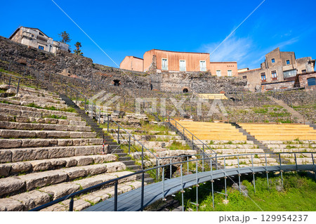 Roman Theatre of Catania in Catania city, Sicily 129954237