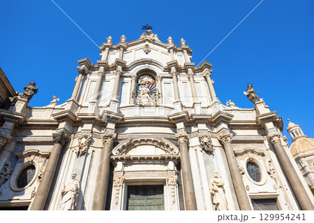 Catania Cathedral in Catania city centre, Sicily 129954241