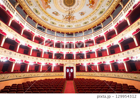 Theatre Luigi Pirandello view in Agrigento Theatre Luigi Pirandello view in Agrigento 129954312