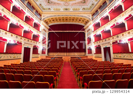 Theatre Luigi Pirandello view in Agrigento Theatre Luigi Pirandello view in Agrigento 129954314