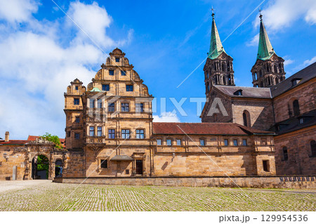 Bamberg old town, Bavaria in Germany 129954536