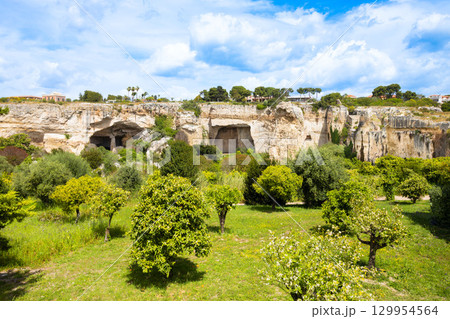 Neapolis Archaeological Park in Syracuse, Sicily 129954564