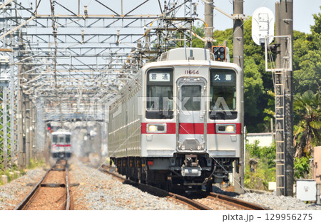 鉄道 私鉄:東武伊勢崎線 10000系 11664F 鉄道 私鉄:東武伊勢崎線 10000系 11664F 129956275