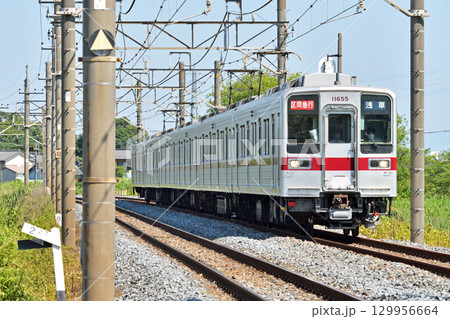 鉄道　私鉄：東武伊勢崎線　10000系   11655F 129956664