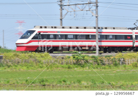 鉄道　私鉄：東武伊勢崎線　特急りょうもう16号 207F 200系 129956667