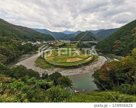 和歌山 あらぎ島 遠景 和歌山 あらぎ島 遠景 129956829
