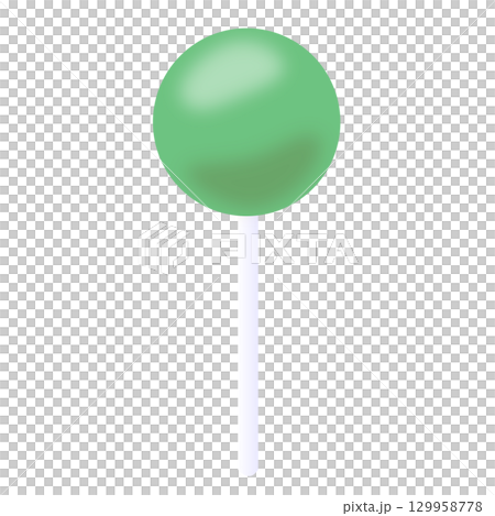 圓形綠色糖果 129958778