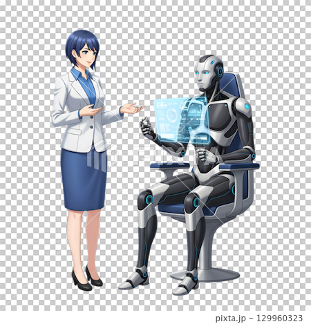 Set of Business man character design. Cartoon illustration. 129960323