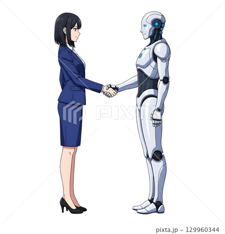 Set of Business man character design. Cartoon illustration. 129960344