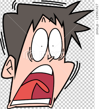 驚訝的男人版本2僅臉 驚訝的男人版本2僅臉 129961427