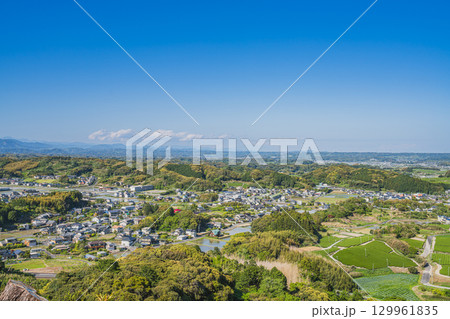 掛川市の高天神城跡周辺の風景(静岡県) 掛川市の高天神城跡周辺の風景(静岡県) 129961835