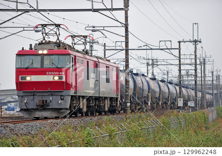 東北本線 栗橋ー東鷲宮 JR貨物 EH500-44(仙台) 東北本線 栗橋ー東鷲宮 JR貨物 EH500-44(仙台) 129962248