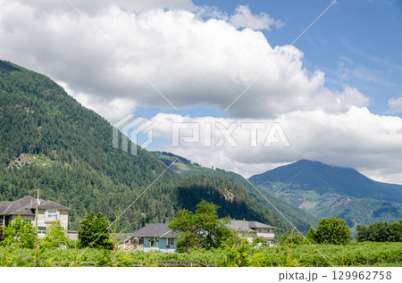 Spectacular view of Fraser Valley countryside around Mission, BC, Canada Spectacular view of Fraser Valley countryside around Mission, BC, Canada 129962758