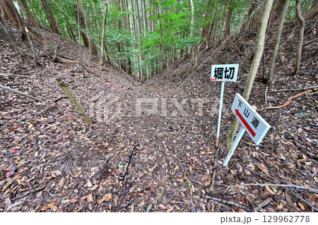 大分県中津市 県指定史跡「長岩城」 (豊前国) 石垣と曲輪の様子 大分県中津市 県指定史跡「長岩城」 (豊前国) 石垣と曲輪の様子 129962778