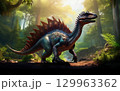 Generative AI Spinosaurus dinosaur from the Mid Jurassic 129963362