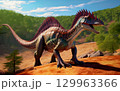 Generative AI Spinosaurus dinosaur from the Mid Jurassic 129963366