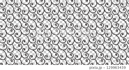 Seamless Japanese Pattern Series: Arabesque 129963439