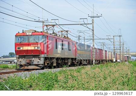 東北本線 栗橋-東鷲宮 JR貨物 EH500-43(仙台) 東北本線 栗橋-東鷲宮 JR貨物 EH500-43(仙台) 129963617