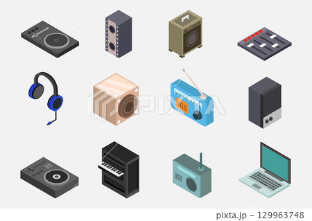 Isometric music objects 129963748